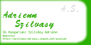 adrienn szilvasy business card